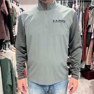 Nike Golf Lund Gray Quarter-Zip Pullover